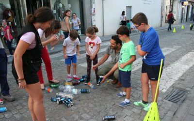 Los niños toman la calle en el Día sin coche