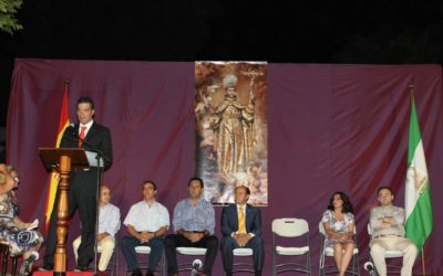 Ureña homenajea a históricos del fútbol montillano en su pregón de la Feria de El Santo 2011