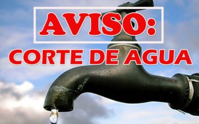 Corte en el suministro de agua