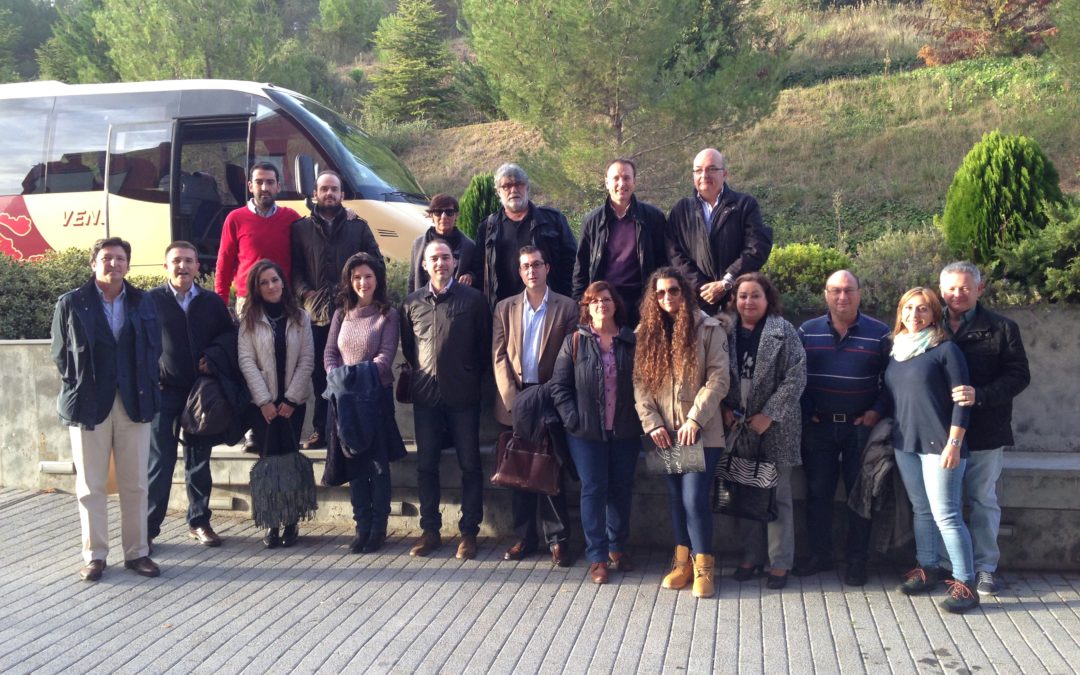 Una veintena de empresarios de la Ruta del Vino Montilla Moriles visitan el Penedés 1