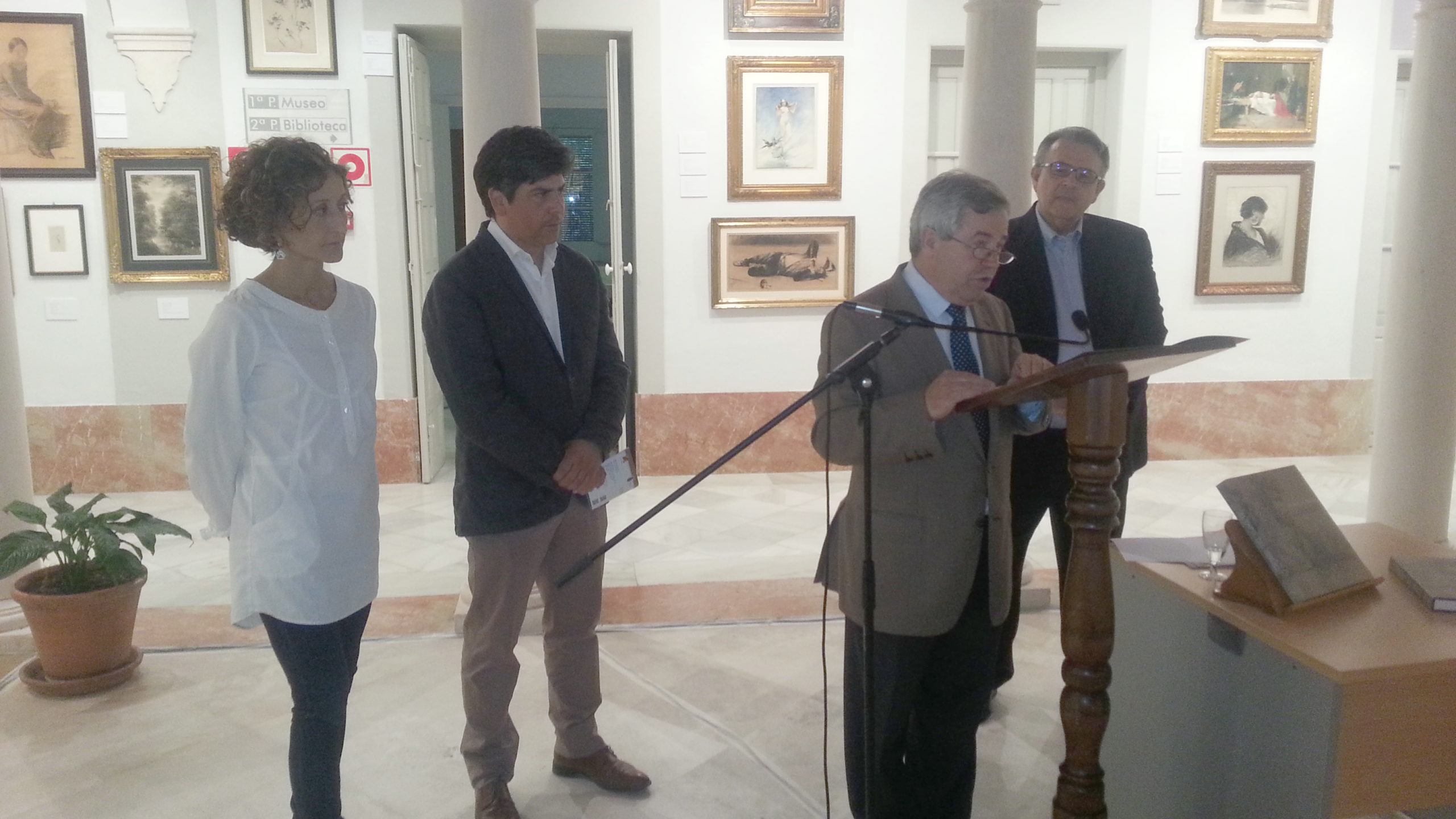 El Museo Garnelo inaugura la muestra “El papel del dibujo, colección Manuel Cabello de Alba” 1