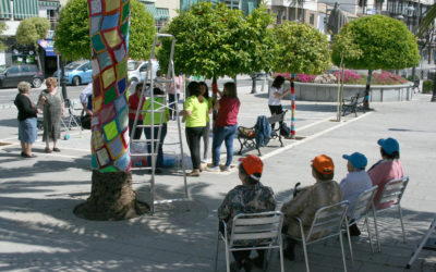 Afamo “viste” los árboles de entrada al Parque de las Mercedes