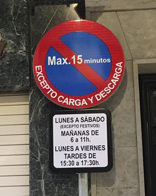 Nueva señalización en calle Corredera