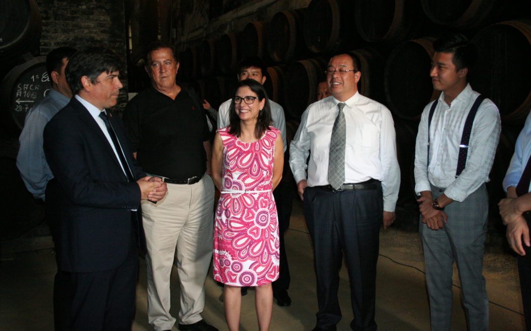 Una delegación de mandatarios Chinos visita Montilla para conocer su oferta turística 1