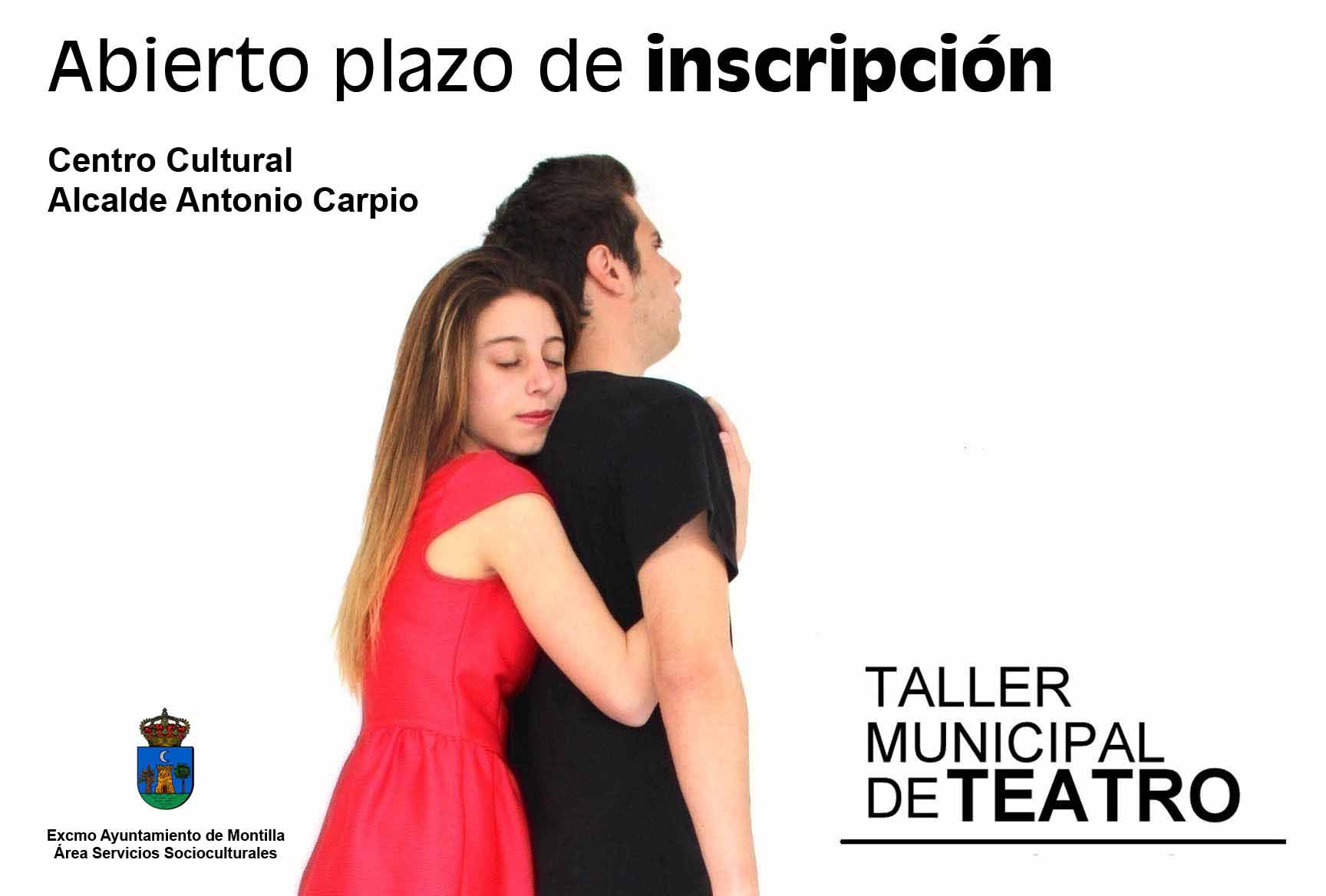 Abierto el plazo de inscripción para el Taller Municipal de Teatro 1