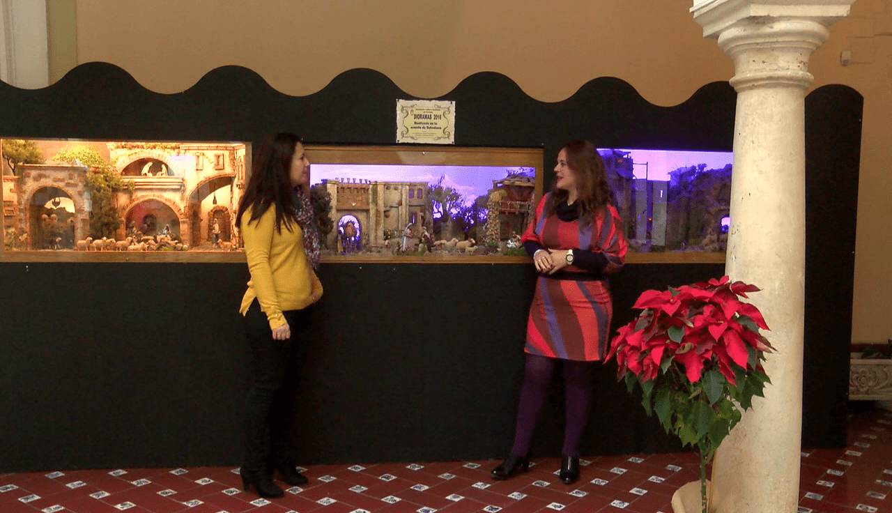 El Ayuntamiento acoge una muestra de dioramas de la Asociación de Belenistas de Córdoba 1