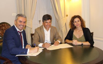 El Ayuntamiento y la Agencia Provincial de la Energía firman un convenio para desarrollar un nuevo Plan de Movilidad Sostenible en Montilla