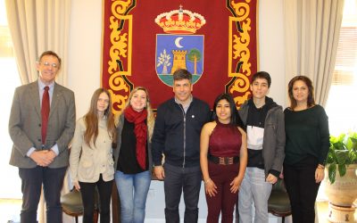 Cuatro becarios de Ciudad del Cusco y Argentina visitan Montilla para conocer su relación con el Inca Garcilaso