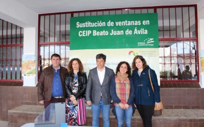 Comienza el cambio de ventanas en el CEIP Beato Juan de Ávila