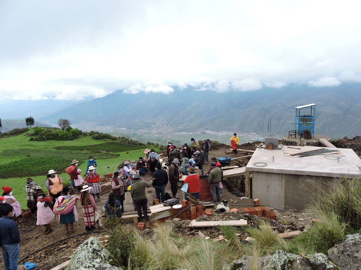 Vista de una zona rural de Cuzco, enn Perú.