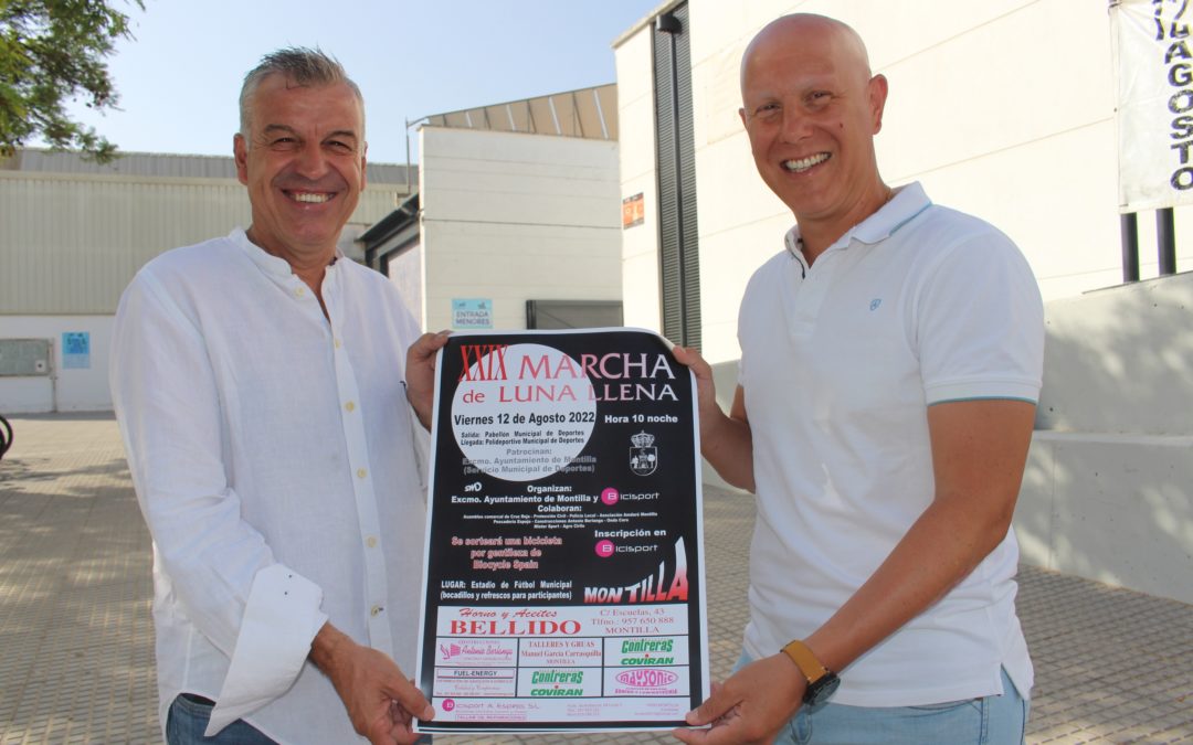 Regresa la tradicional Marcha de la Luna Llena, 12 km por calles y caminos de Montilla