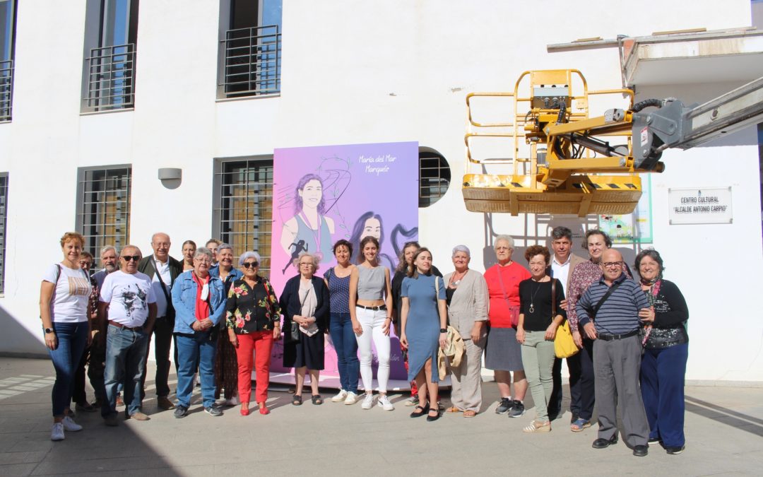 Dos murales con seis mujeres montillanas visibilizarán el papel de la mujer  en la fachada de la biblioteca