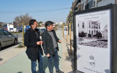 Se estrena la Avenida de Málaga y el nuevo bulevar con una exposición de fotografías antiguas de Montilla
