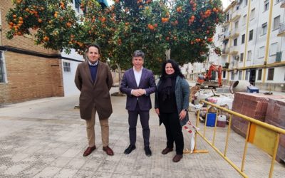 Se acometen las obras de mejora del saneamiento de las calles Capataz Juan Rodríguez y Reyes Católicos