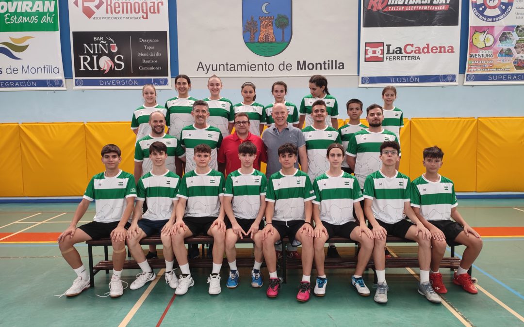 Montilla acoge la concentración de las selecciones andaluzas de bádminton cadete, infantil e inclusivo