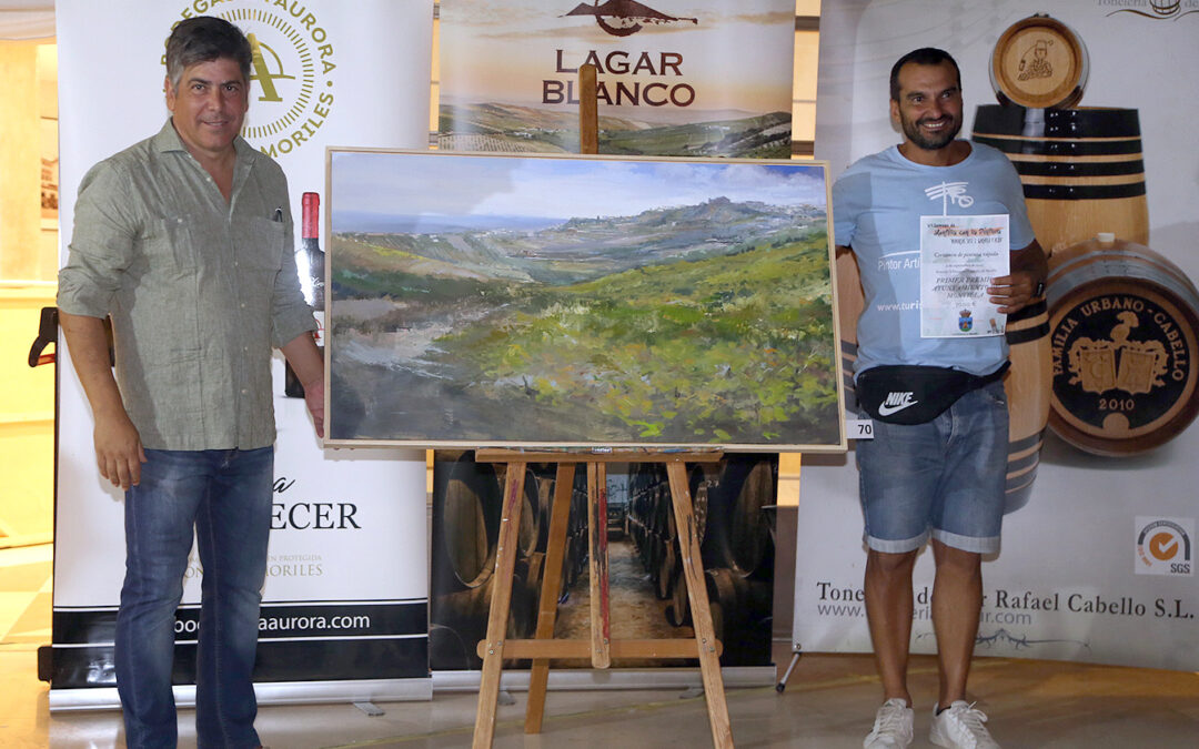 Jerónimo Díaz, ganador del VI Premio de Pintura Rápida Ciudad de Montilla