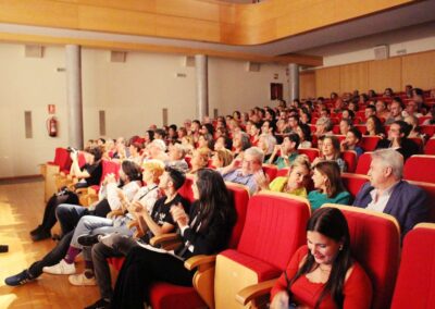 Los asistentes a la V edición del Festival de Cine de Montilla