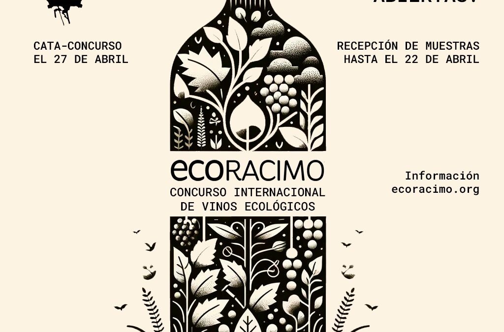 Ecoracimo 2024 abre su plazo de inscripción para vinos y vinagres ecológicos