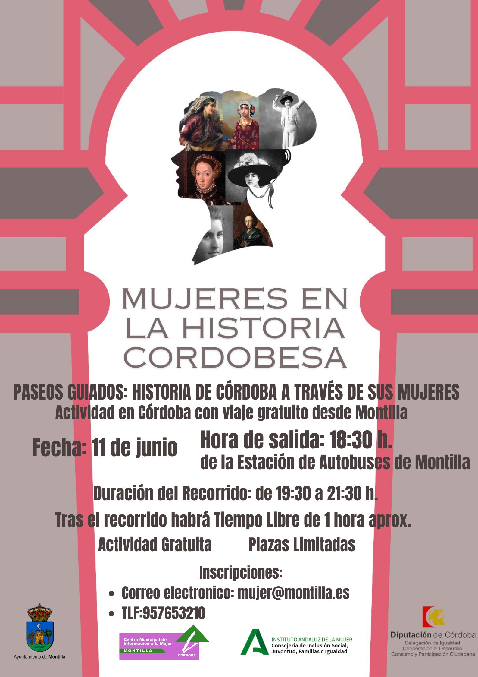 Cartel Paseo con perspectiva de género por Córdoba