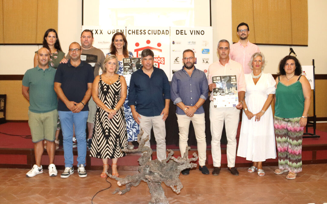 Montilla presenta el XXX Open de Ajedrez Ciudad del Vino