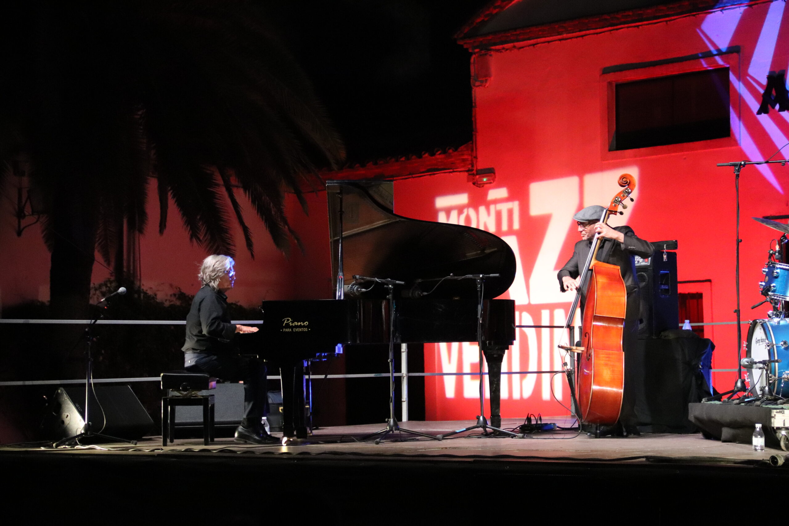 Chano Domínguez en su actuación de Montijazz 2024 en Bodegas Alvear