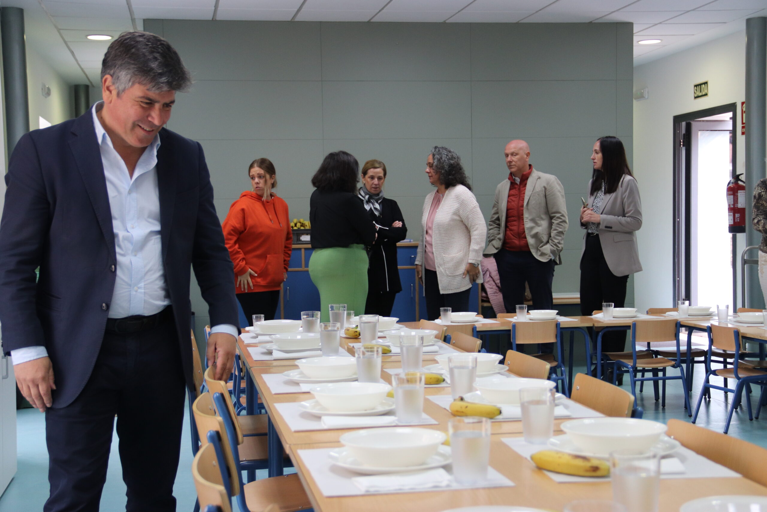 Apertura del comedor provisional del CEIP San José