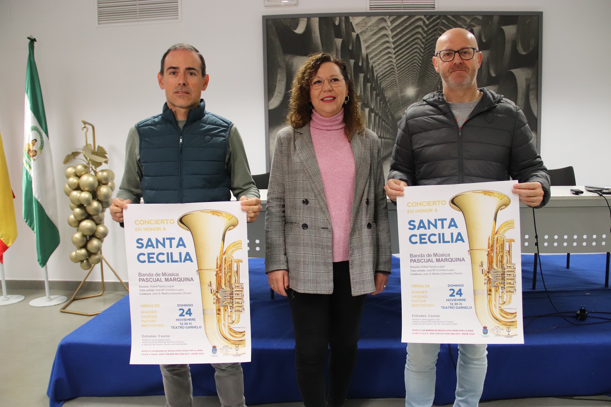 Presentación del concierto de Santa Cecilia