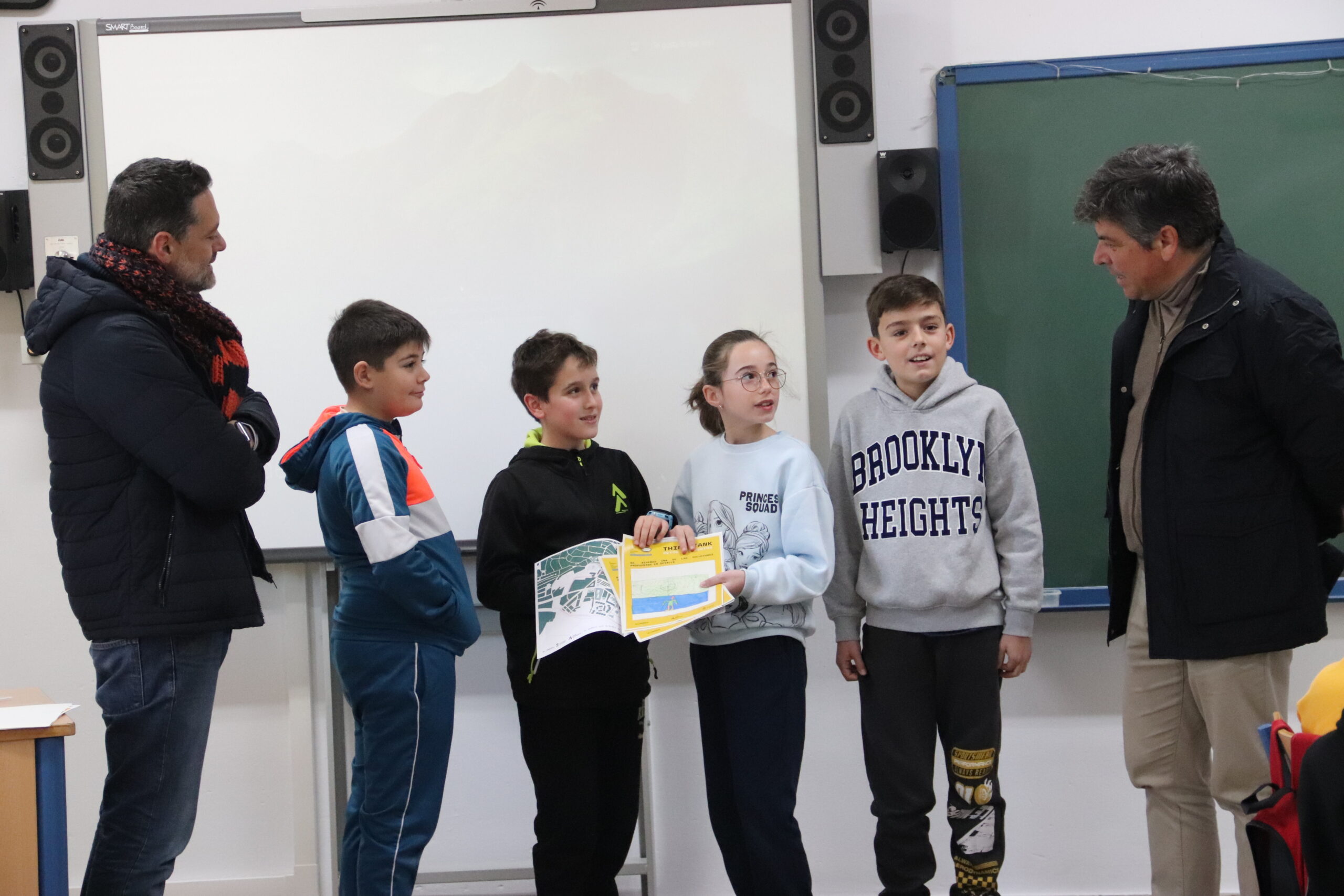 Entrega de premios escolares de El barrio que quieres Pedro Ximénez