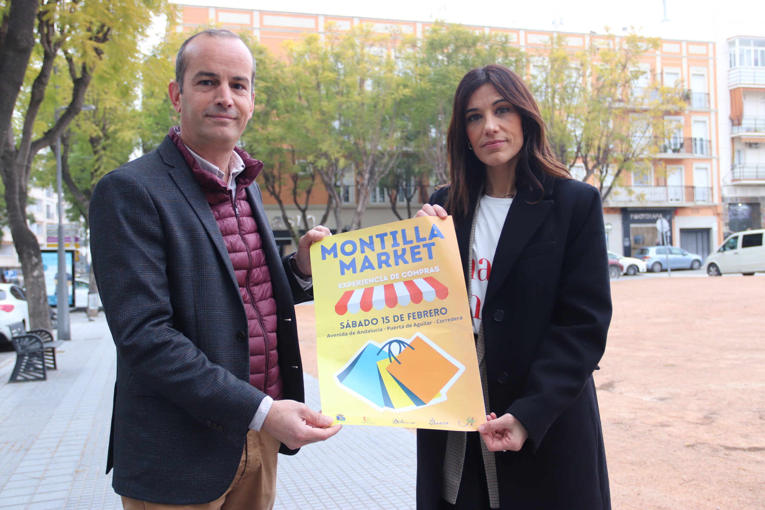 Valeriano Rosales y Ana Jiménez presentan el Montilla Market