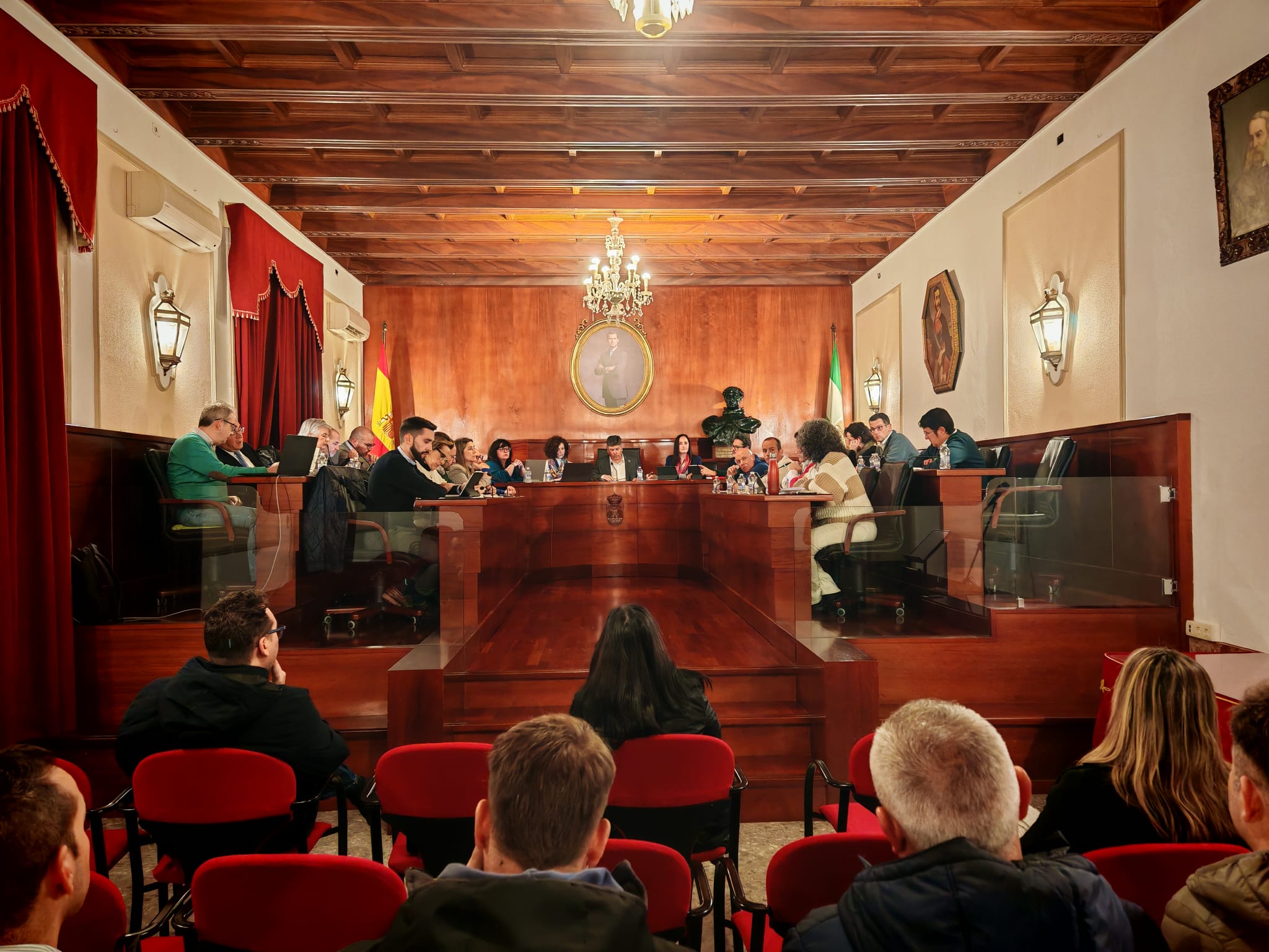 Pleno celebrado en el Ayuntamiento de Montilla